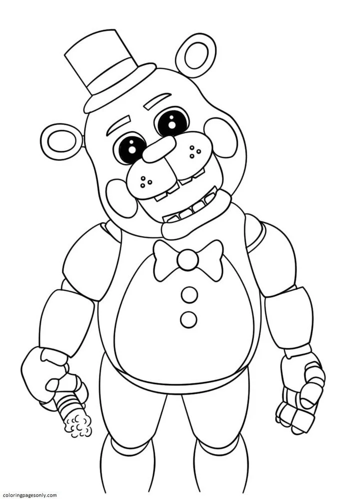 Five Nights At Freddy s Coloring Pages 49