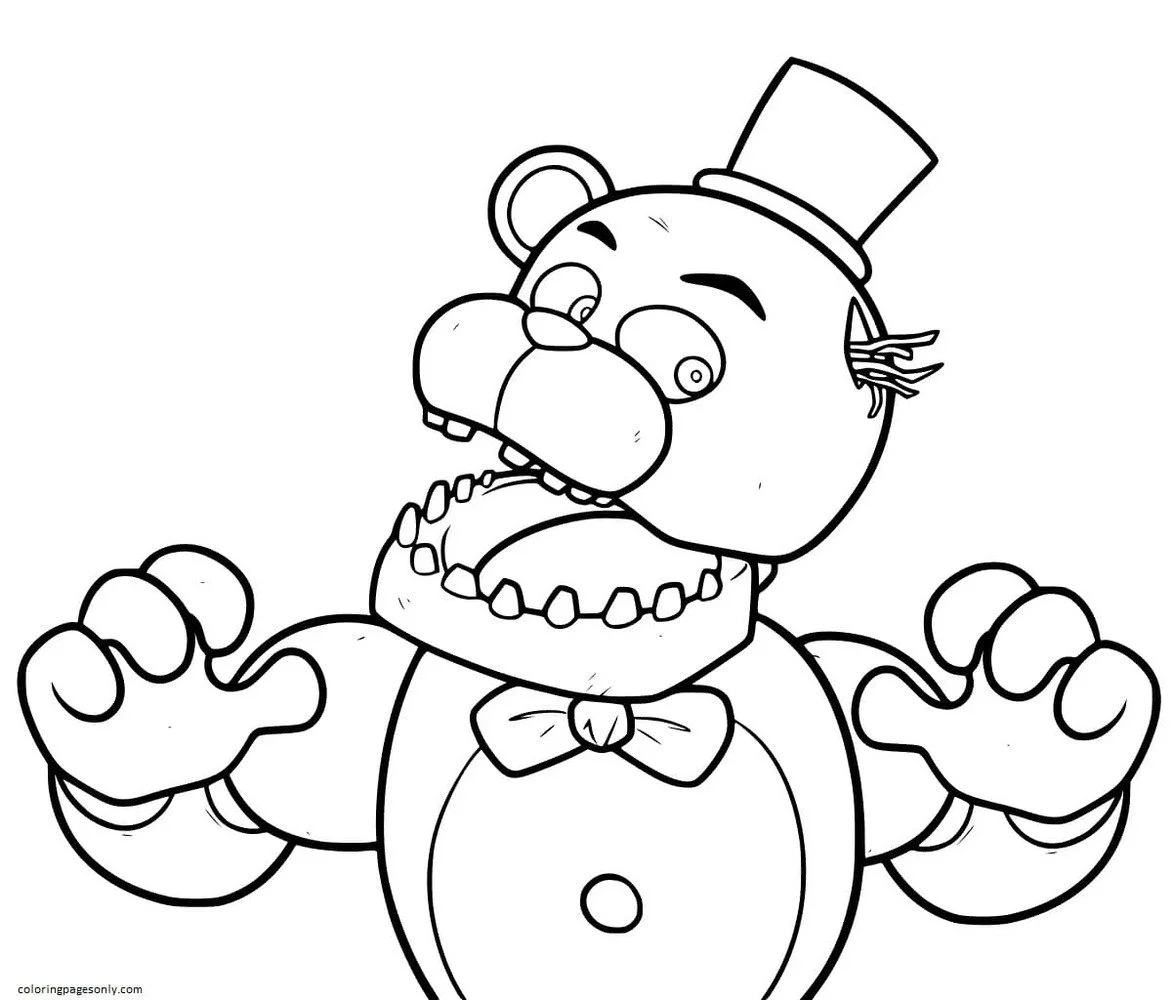 Five Nights At Freddy s Coloring Pages 50