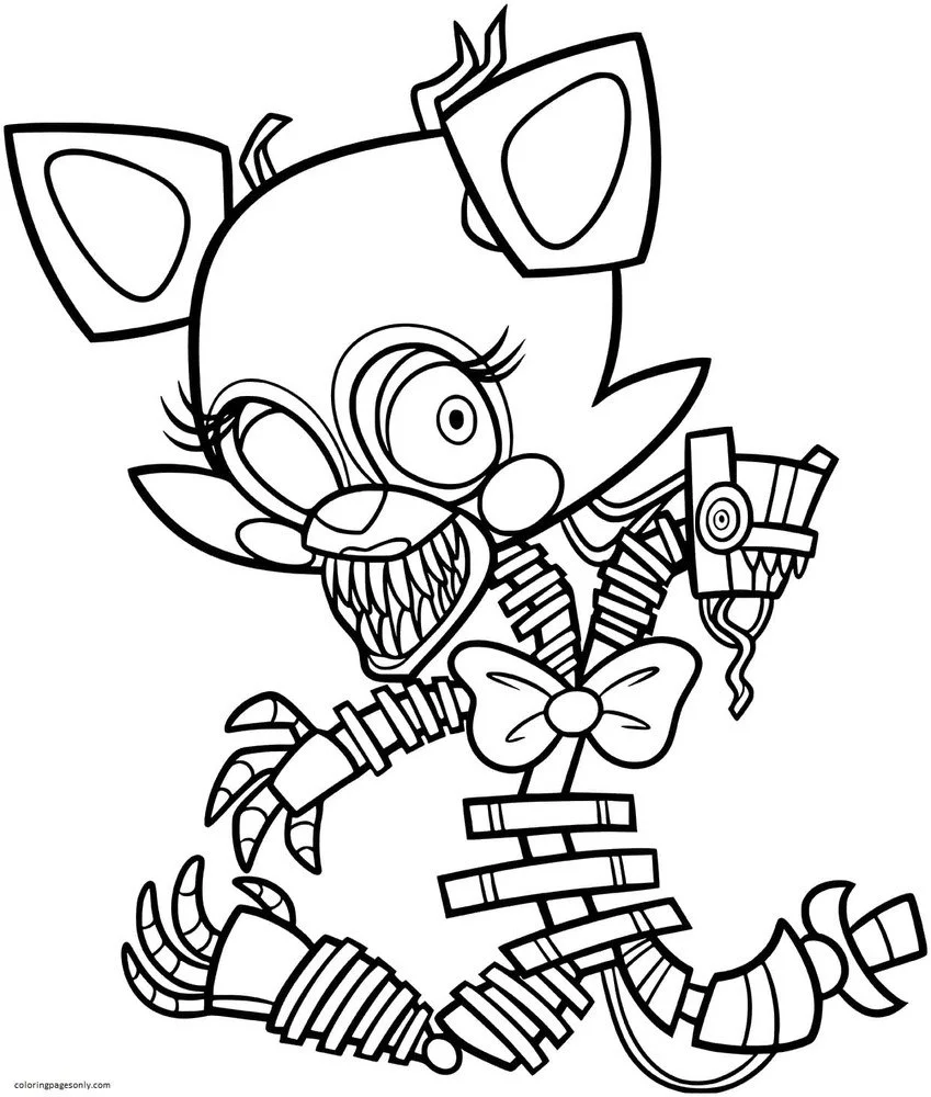 Five Nights At Freddy s Coloring Pages 53