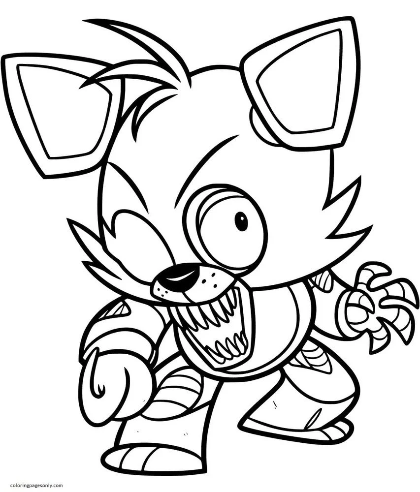 Five Nights At Freddy s Coloring Pages 57