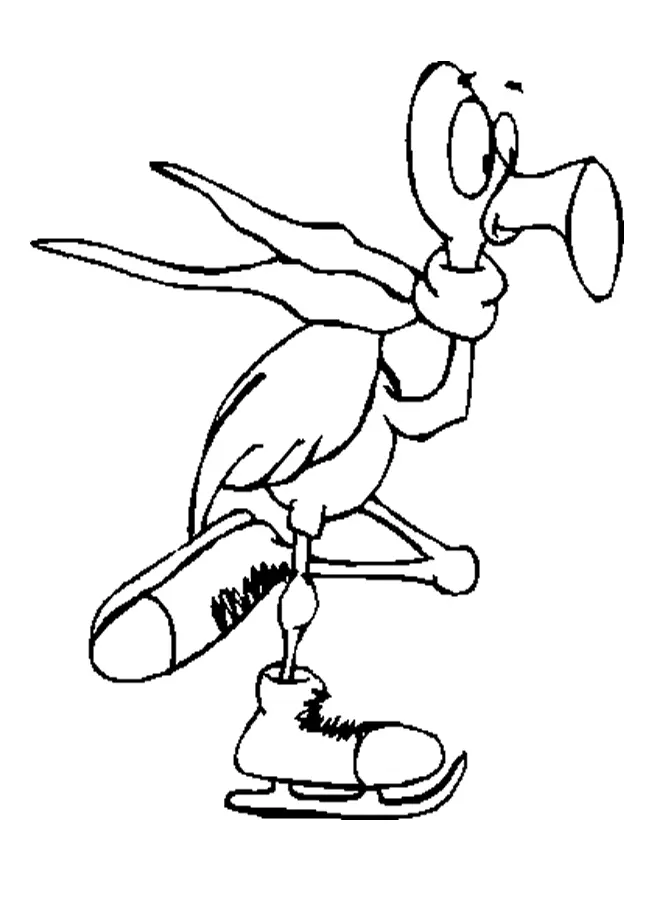 Ausmalbilder Flamingo 34