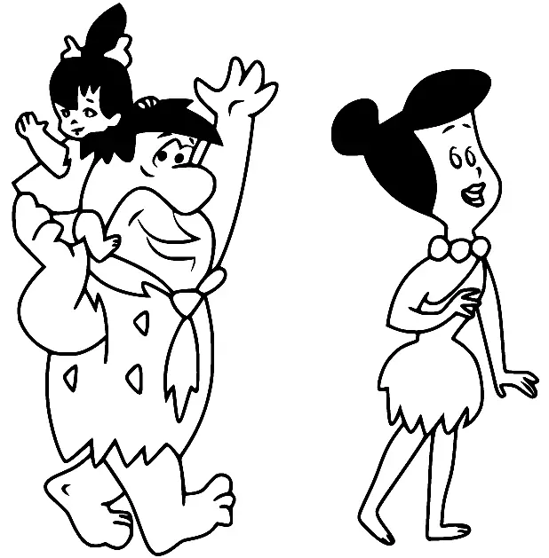 Flintstones Coloring Pages 37