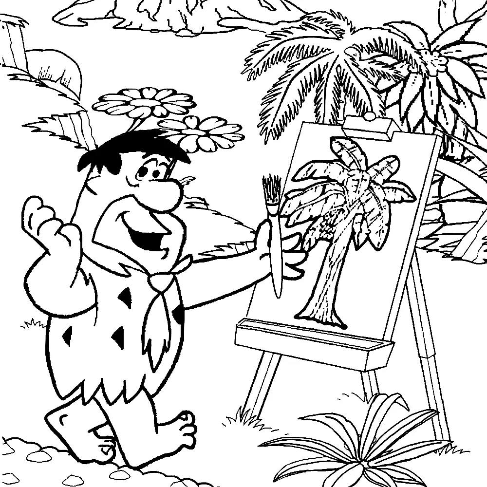 Flintstones Coloring Pages 43