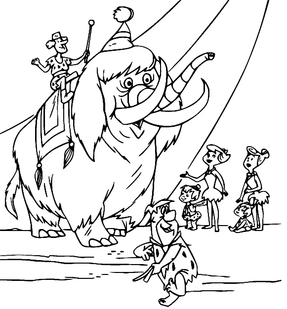 Flintstones Coloring Pages 45