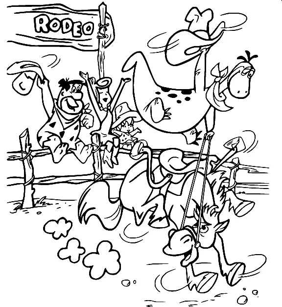 Flintstones Coloring Pages 66
