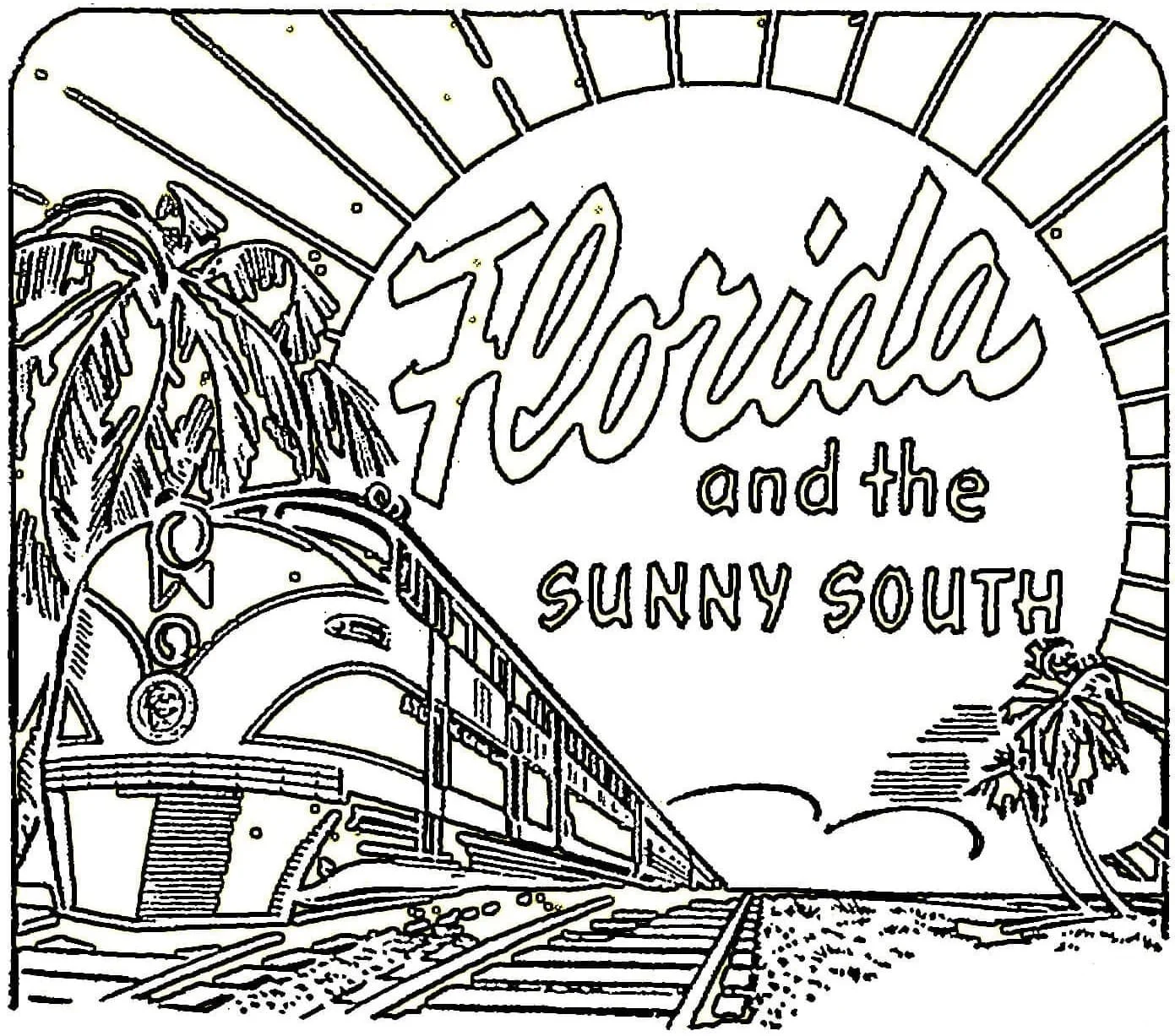 Florida Coloring Pages 32