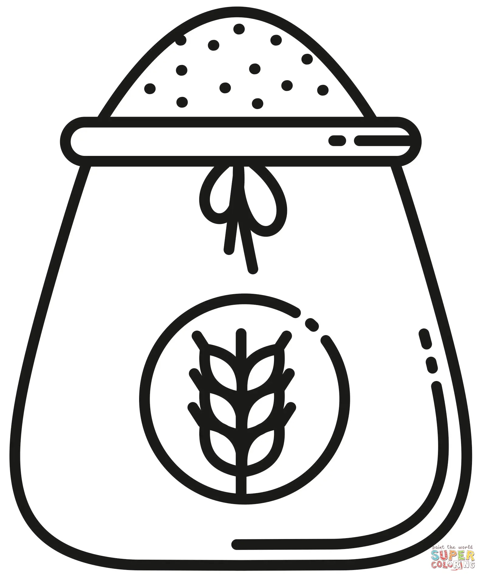 Flour Coloring Pages 1