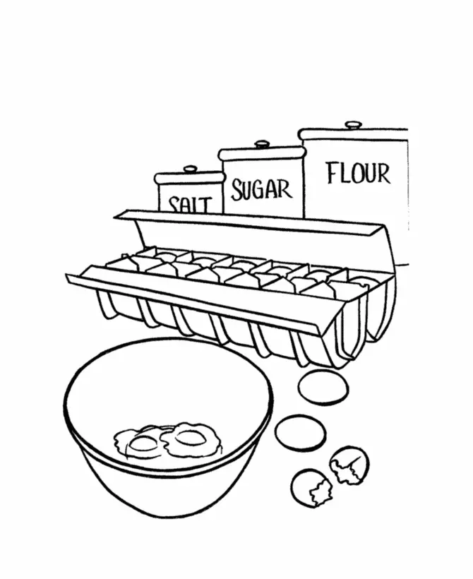 Flour Coloring Pages 23