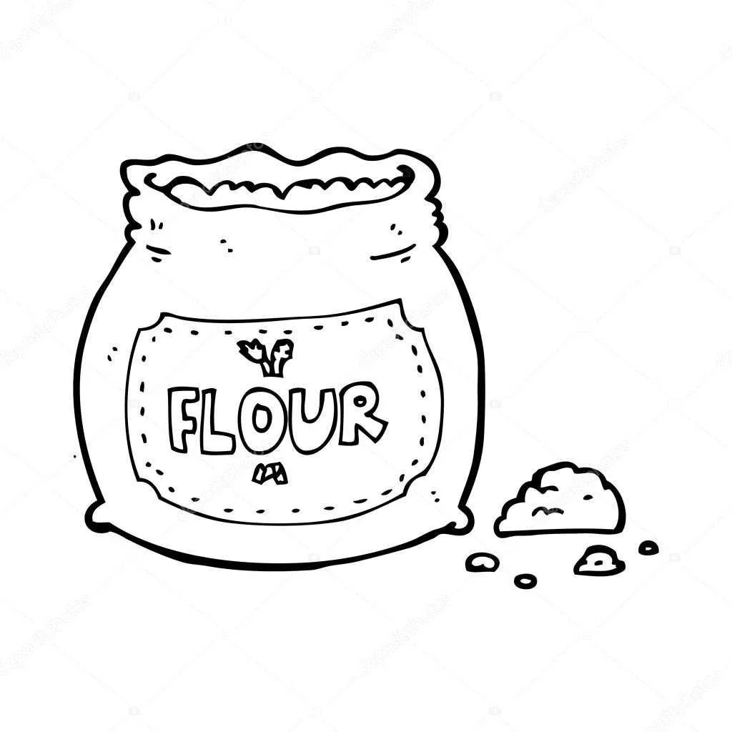 Flour Coloring Pages 3