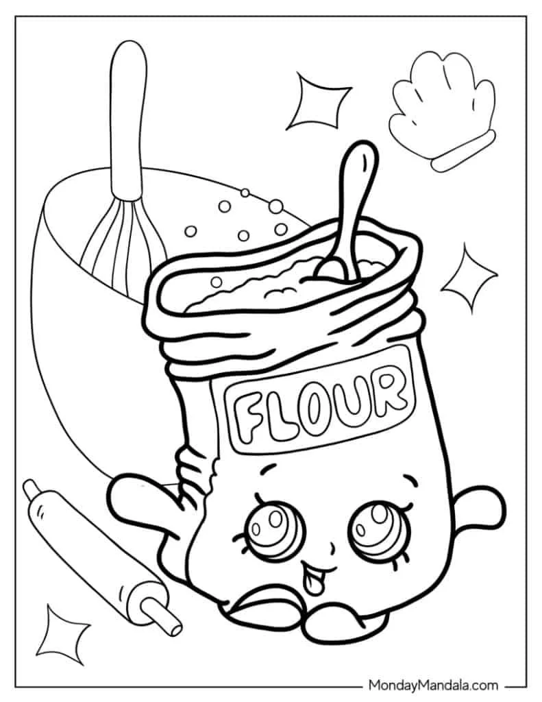 Flour Coloring Pages 34