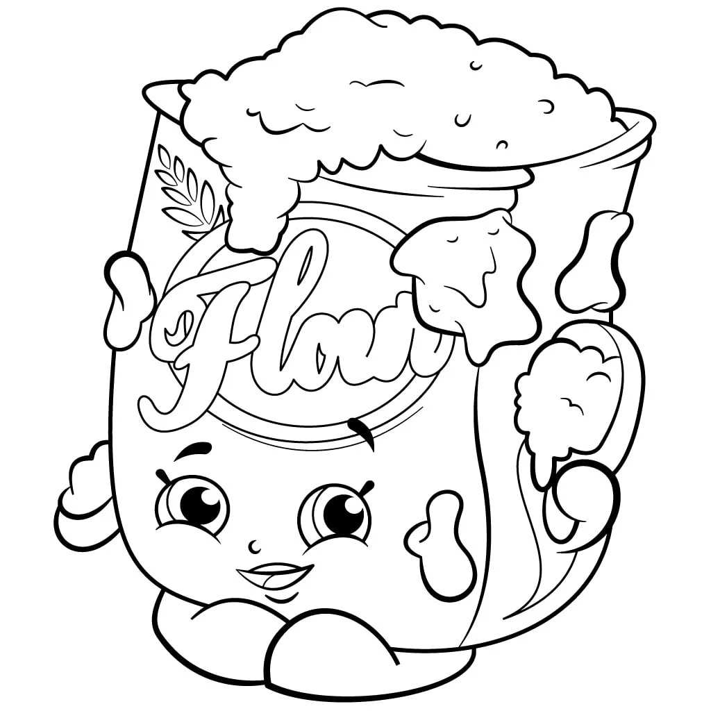 Flour Coloring Pages 4