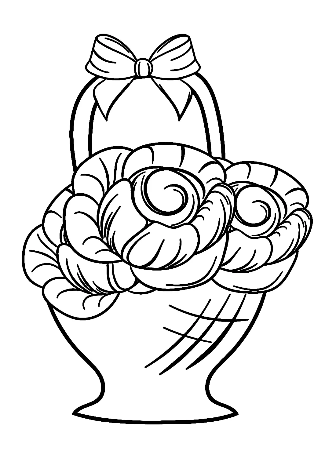 Blumenkorb Ausmalbilder 23