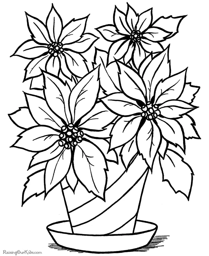 Flores para Colorir 18
