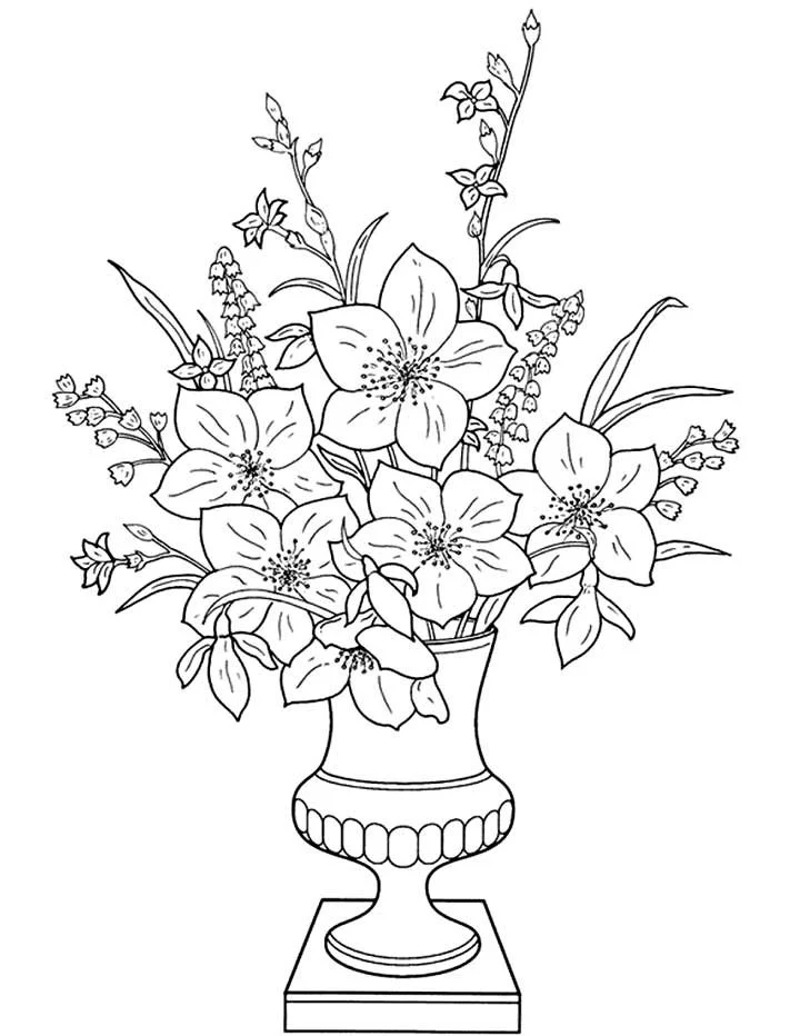 Flores para Colorir 45