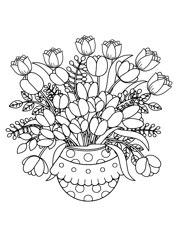 Flores Para Adultos Para Colorear