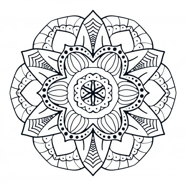 Flower Mandala Coloring Pages 27