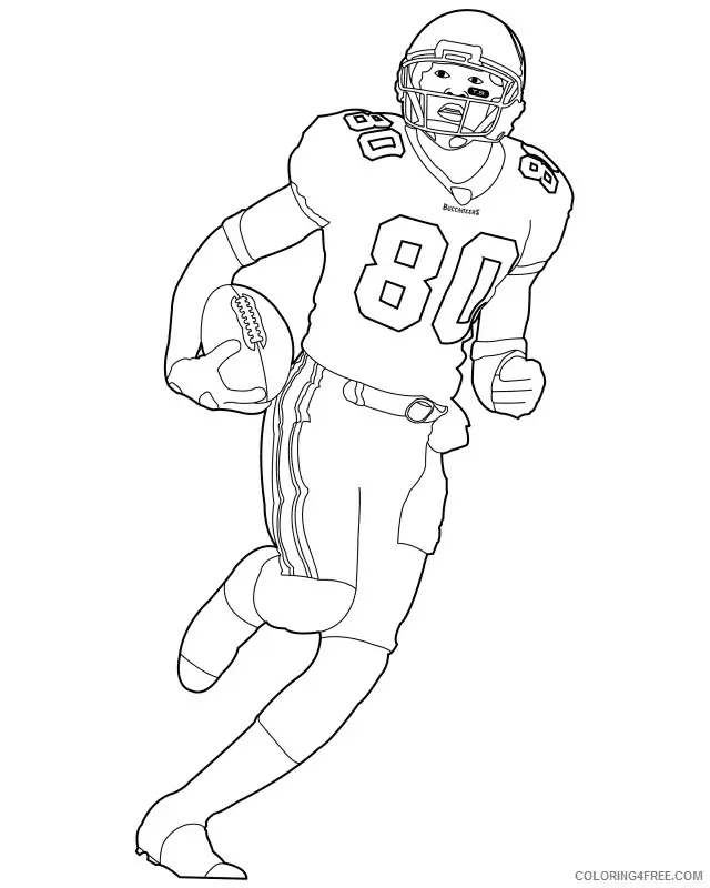 Football Player Coloring Pages 18