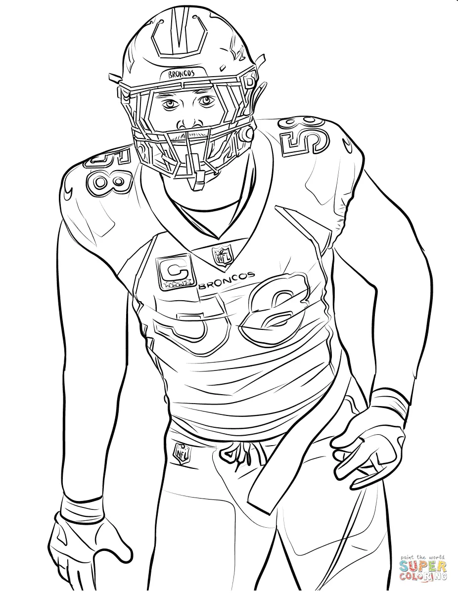 Football Player Coloring Pages 19