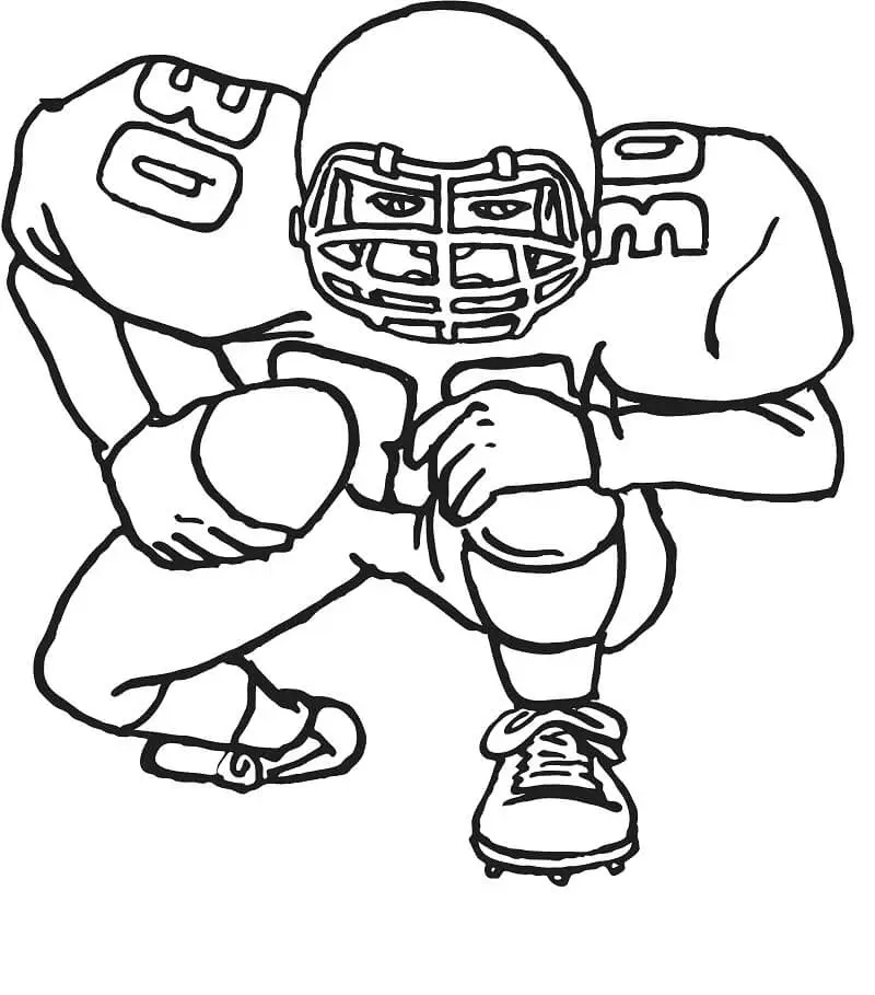 Football Player Coloring Pages 22