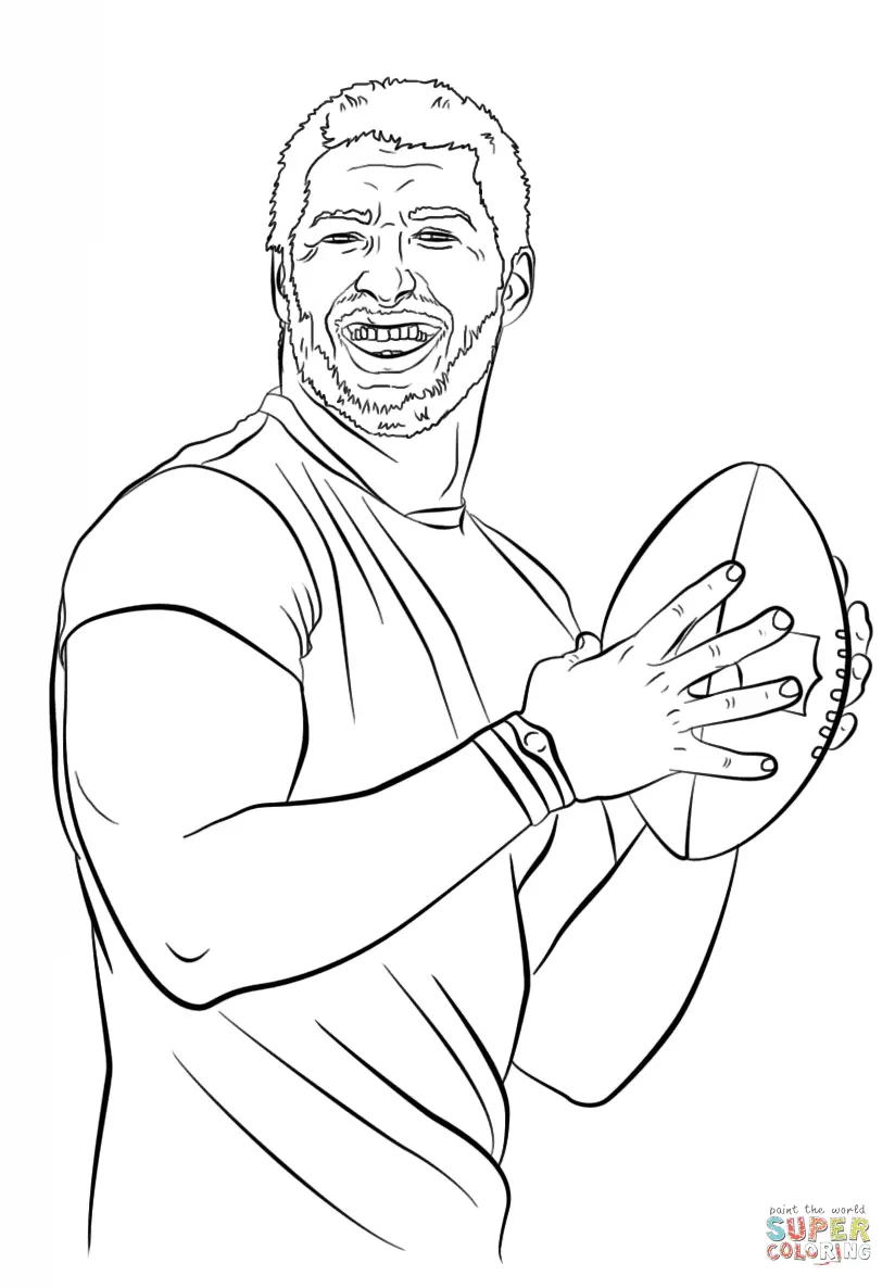Football Player Coloring Pages 31