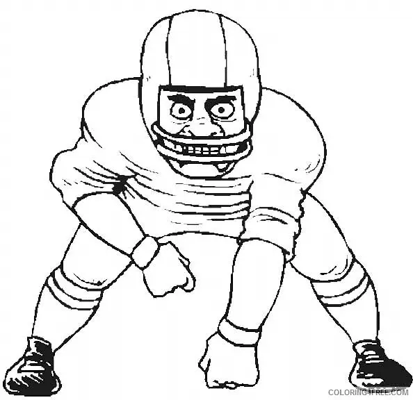 Football Player Coloring Pages 33