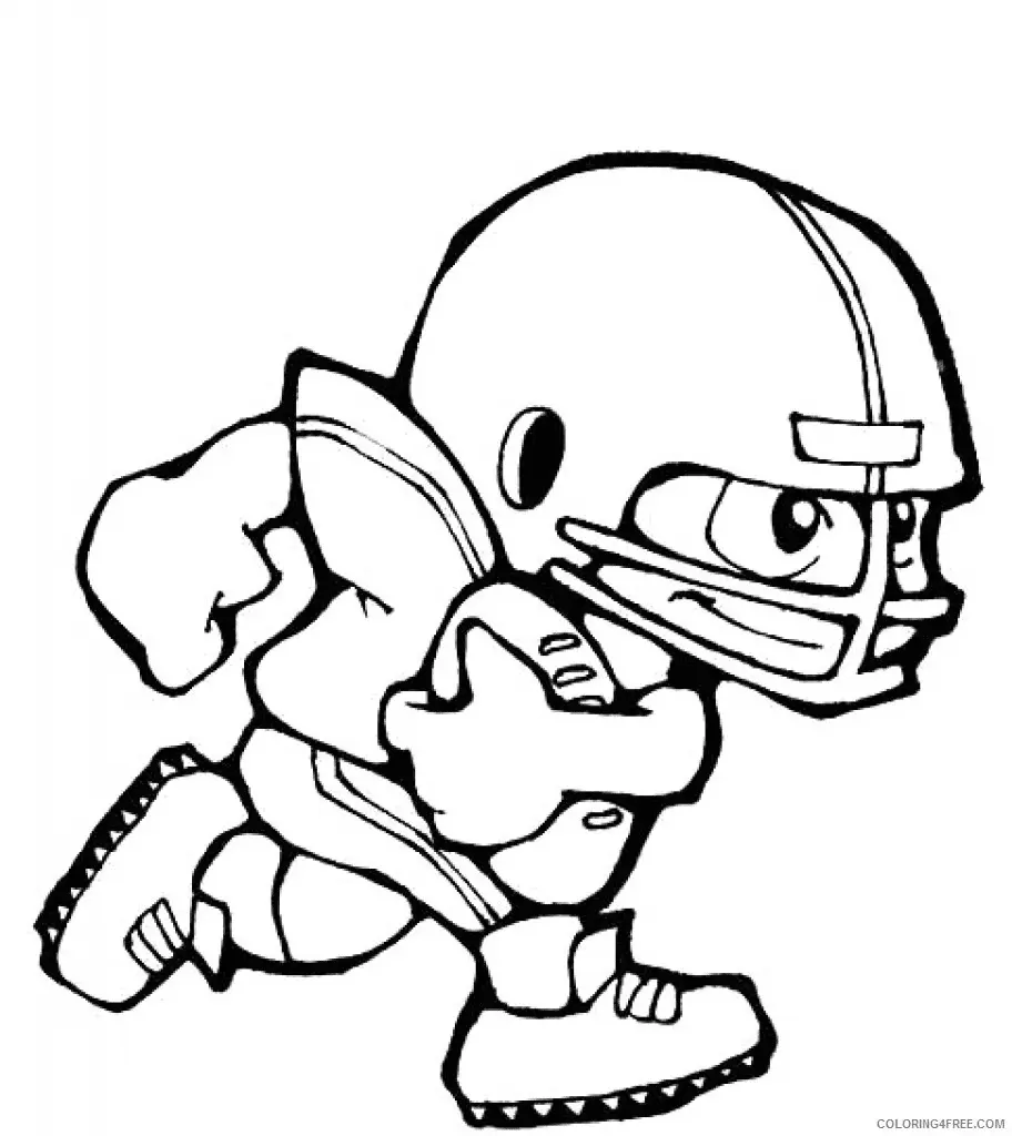 Football Player Coloring Pages 7