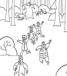 Wald Ausmalbilder 60