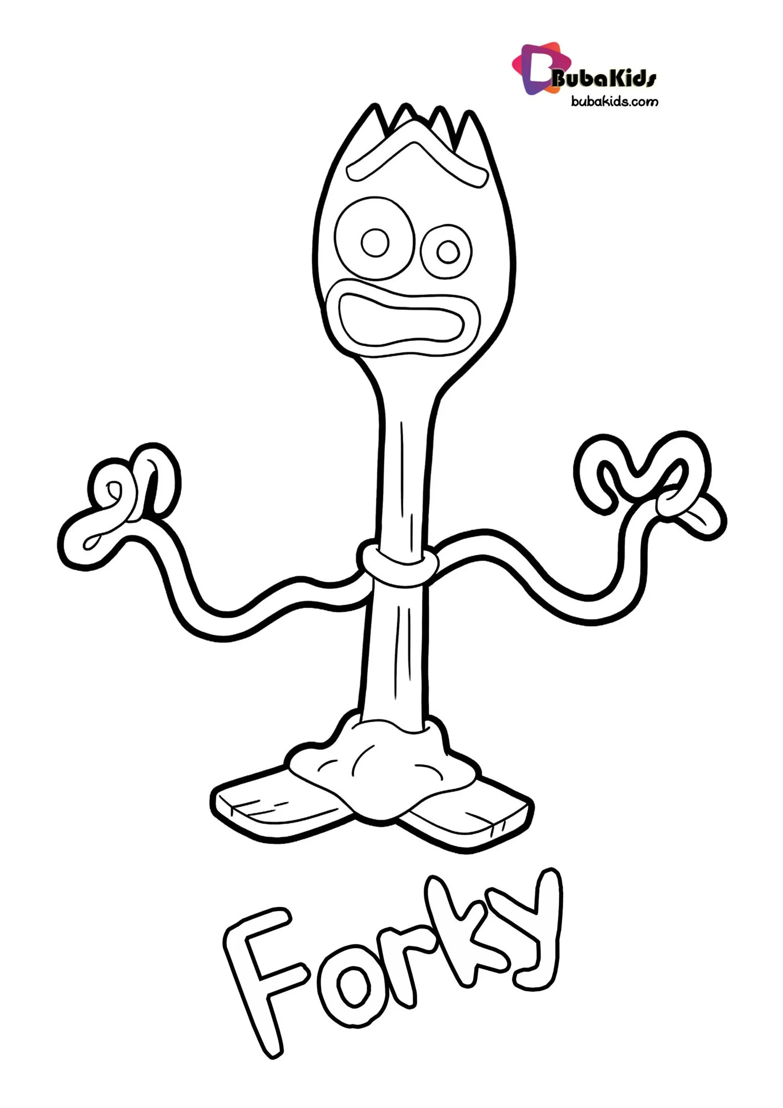 Desenhos de Forky Para Colorir 3