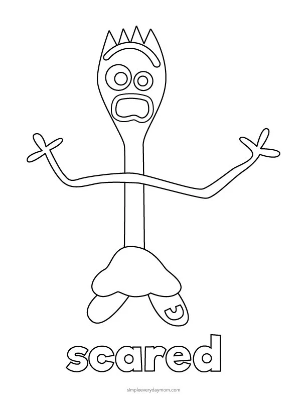 Desenhos de Forky Para Colorir 4