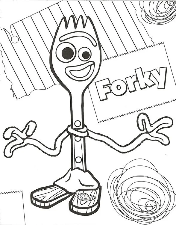 Desenhos de Forky Para Colorir 5