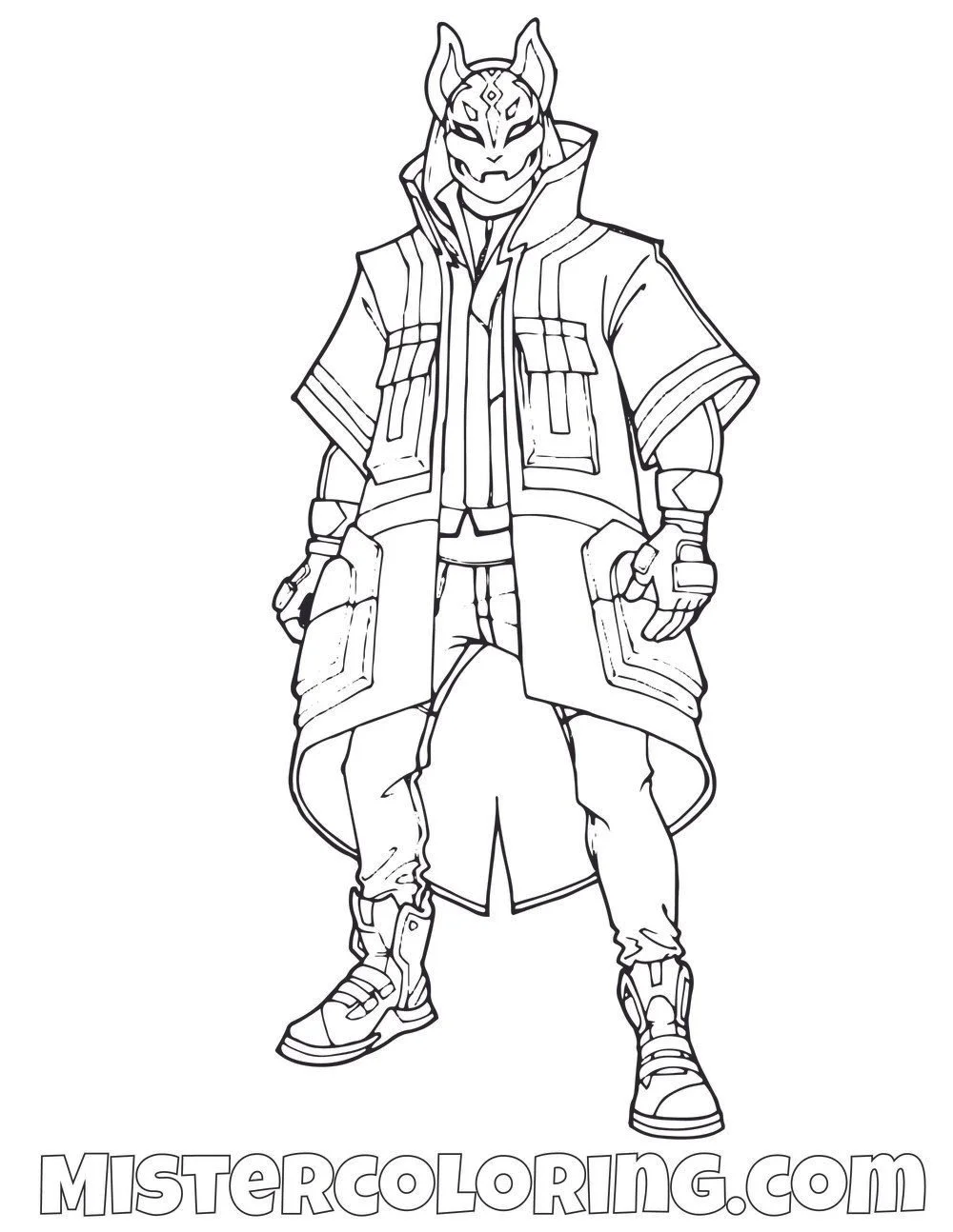 Fortnite coloring pages 1