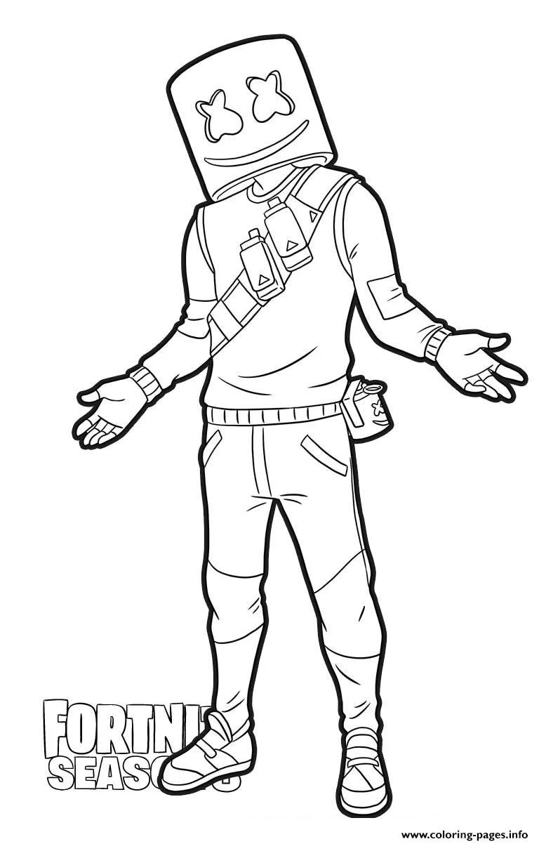 Fortnite coloring pages 2