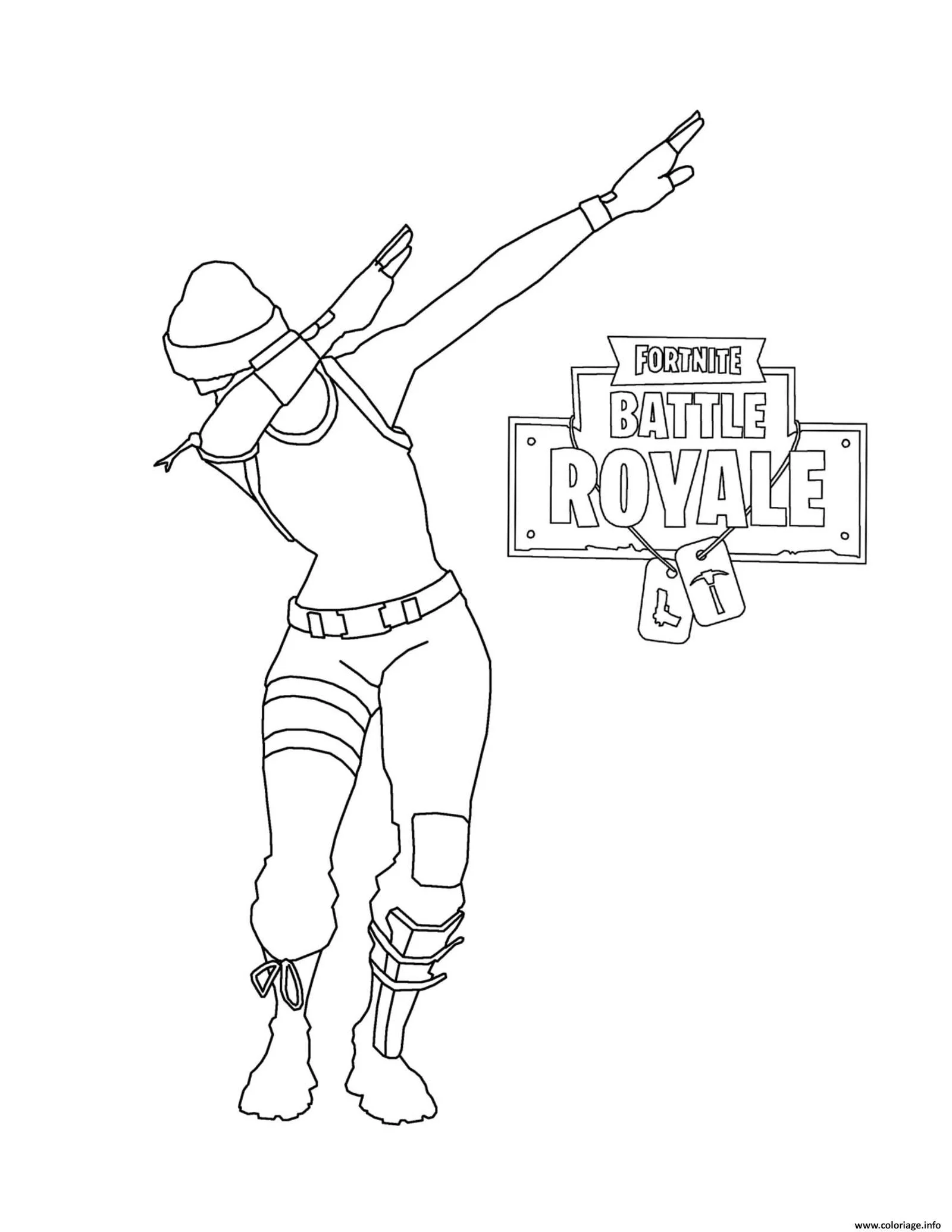 Fortnite coloring pages 22