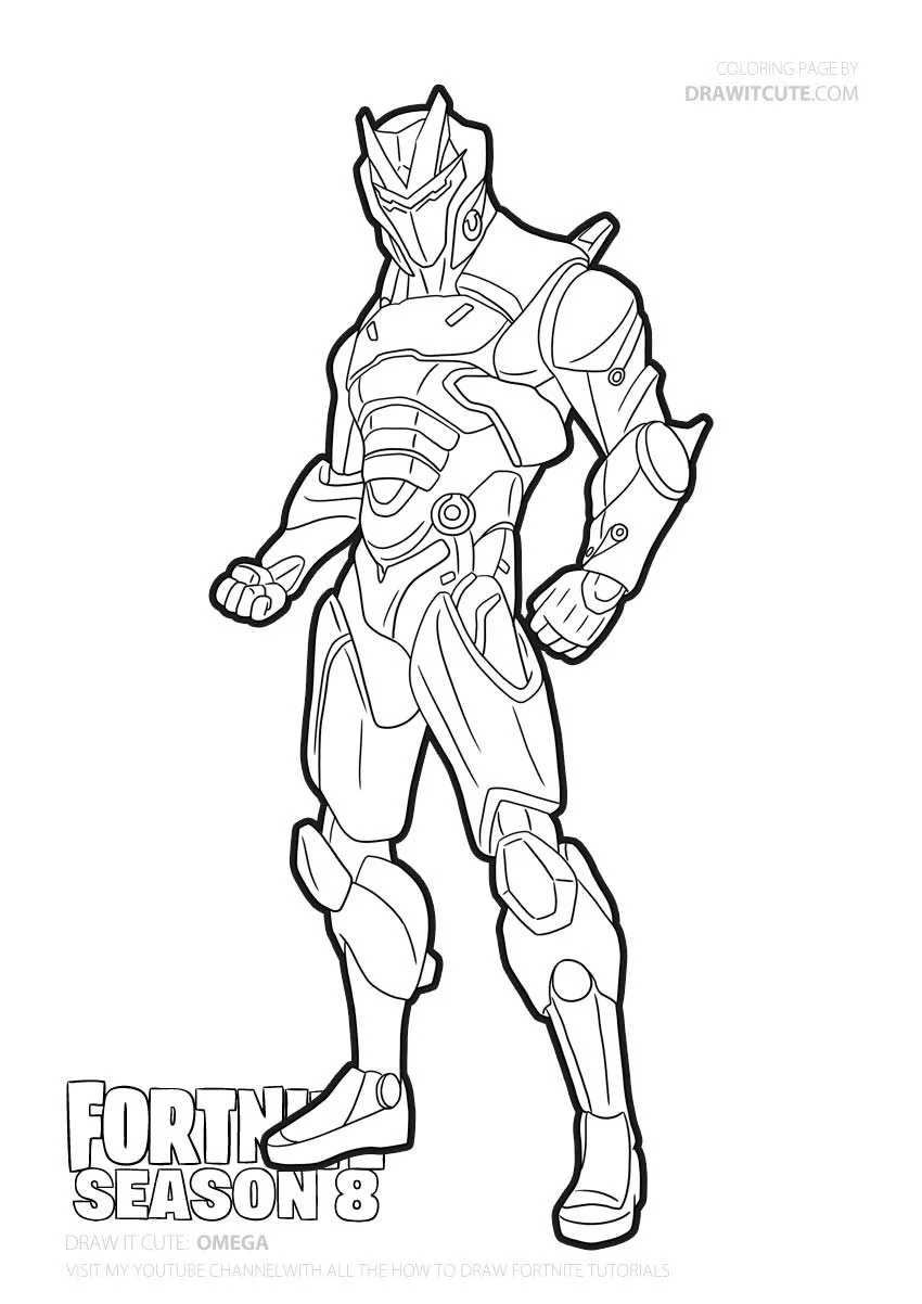 Fortnite coloring pages 28