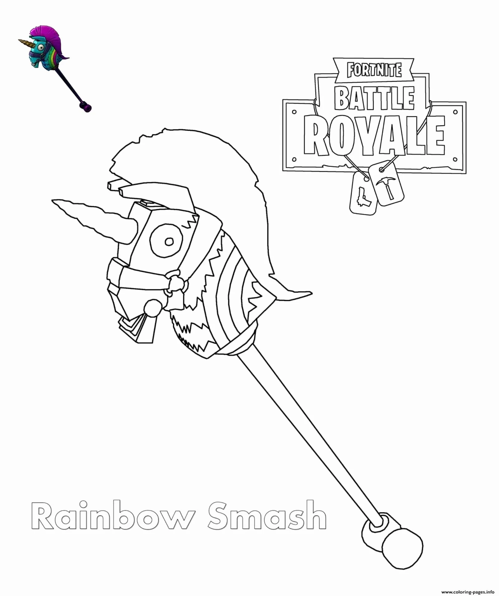 Fortnite coloring pages 32