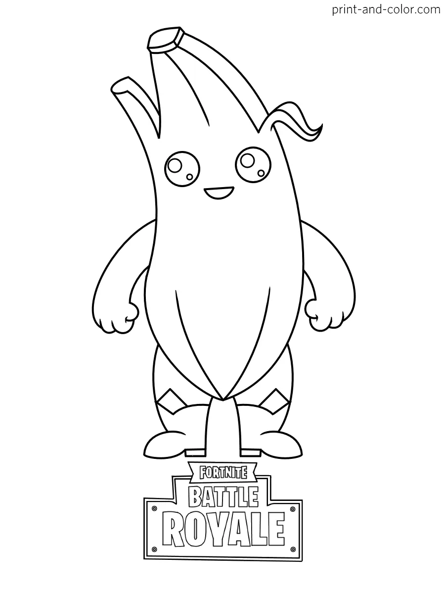 Fortnite coloring pages 35