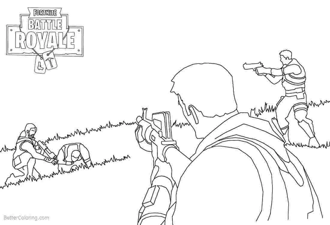 Fortnite coloring pages 37