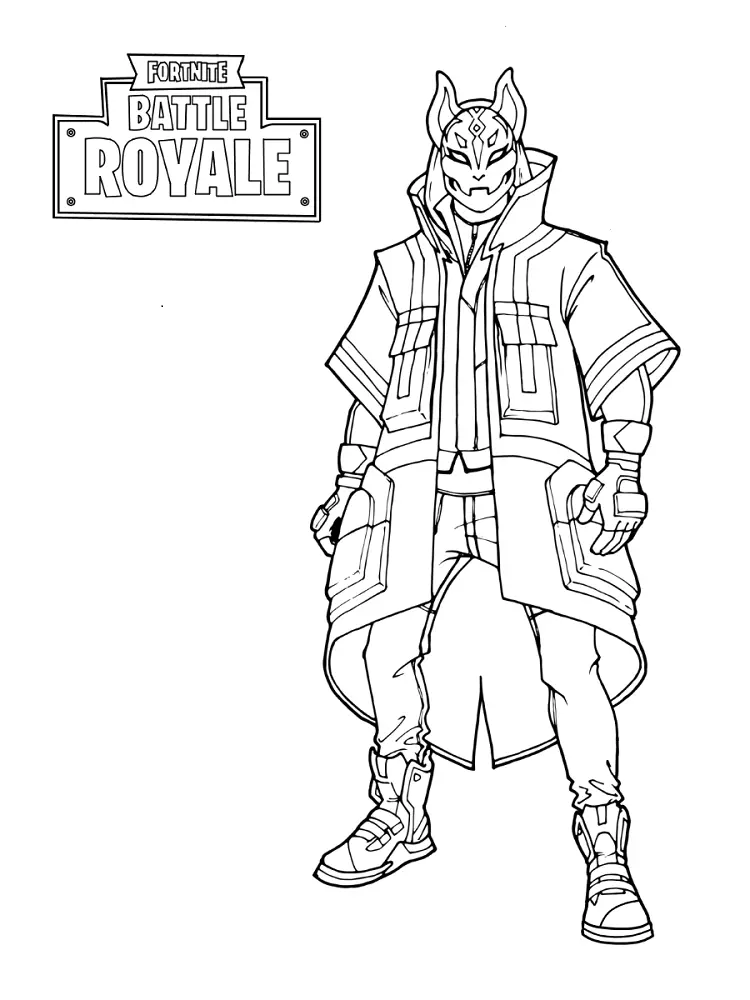 Fortnite coloring pages 4