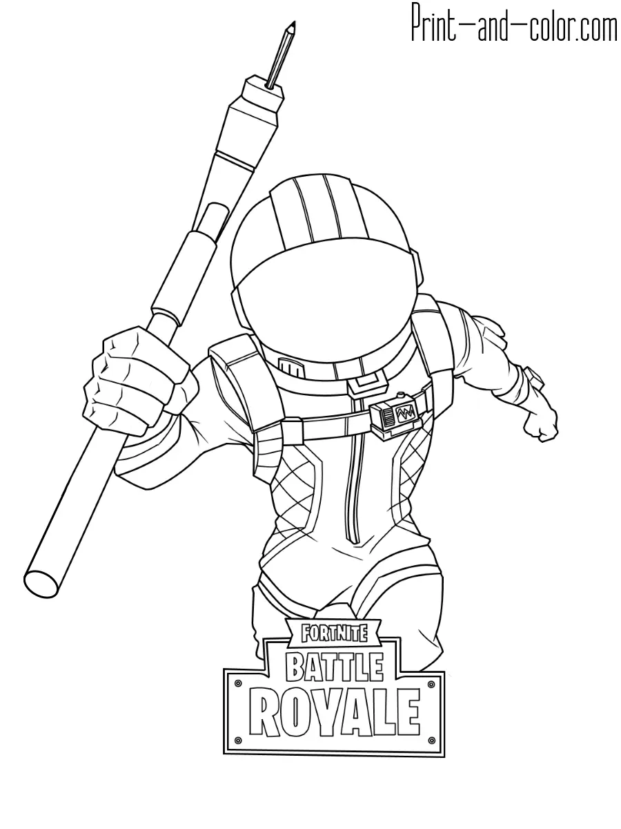 Fortnite coloring pages 40