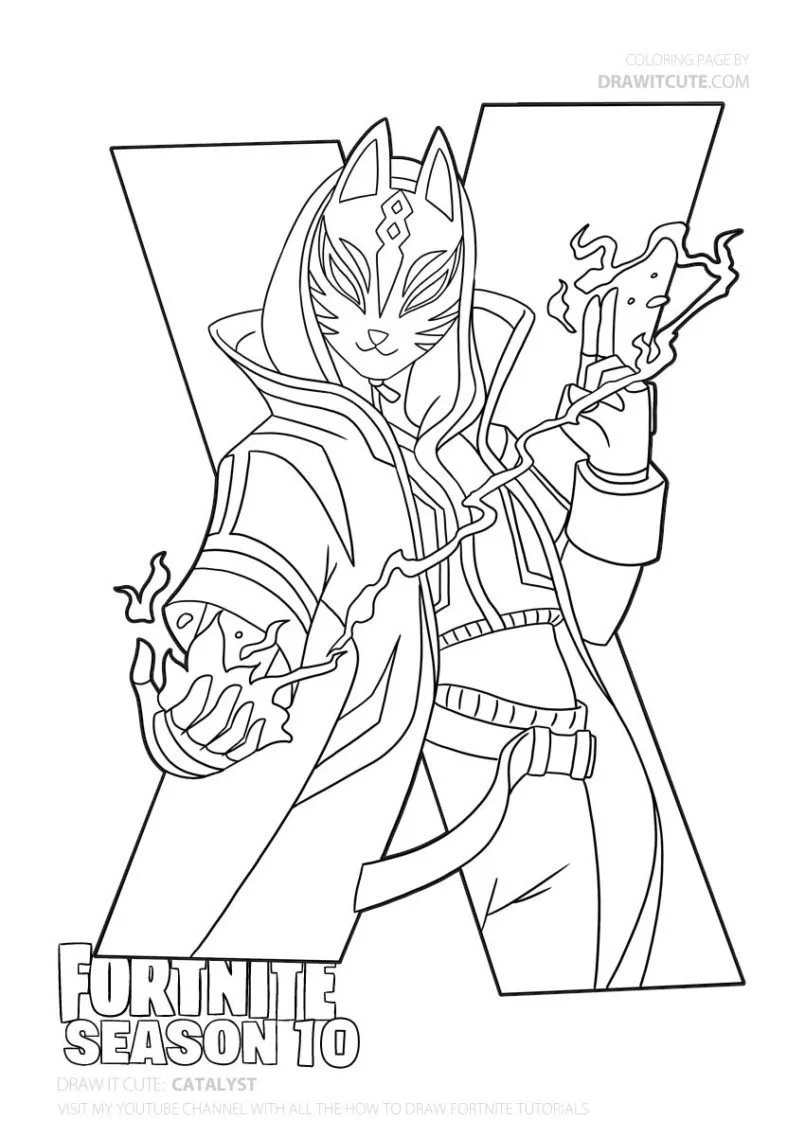 Fortnite coloring pages 41