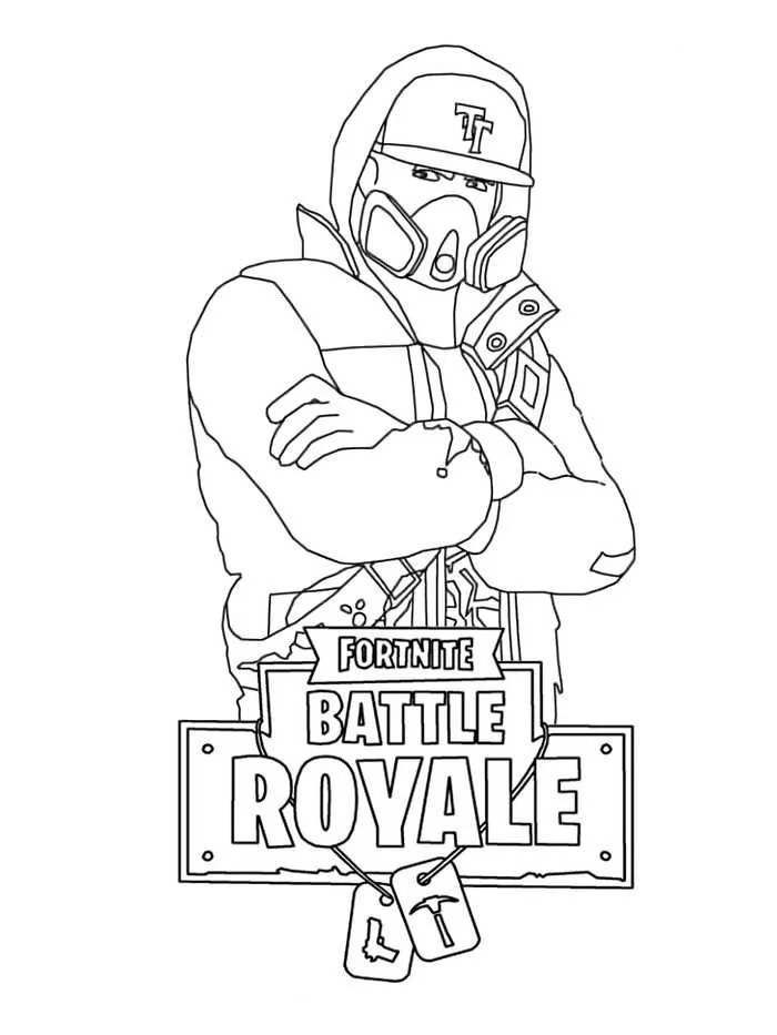 Fortnite coloring pages 46