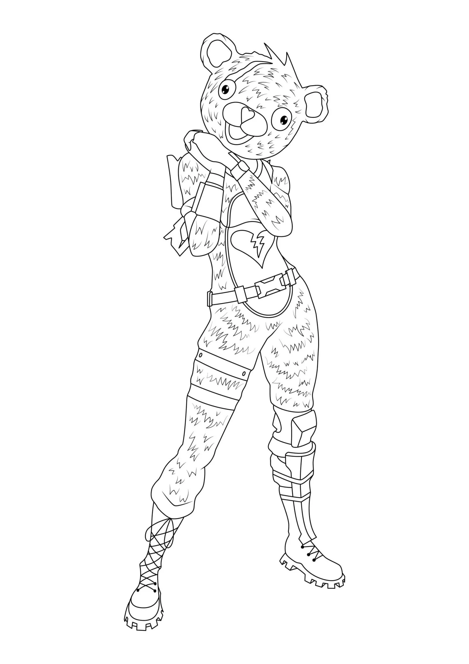 Fortnite coloring pages 8