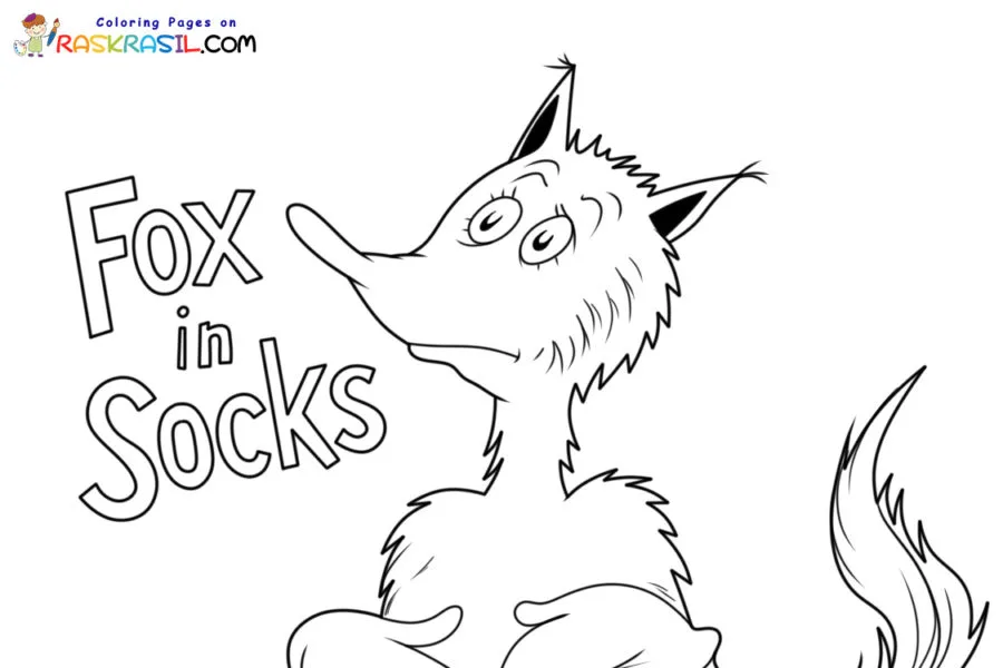 Fox in Socks Ausmalbilder 1