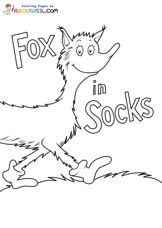 Fox in Socks Ausmalbilder 2