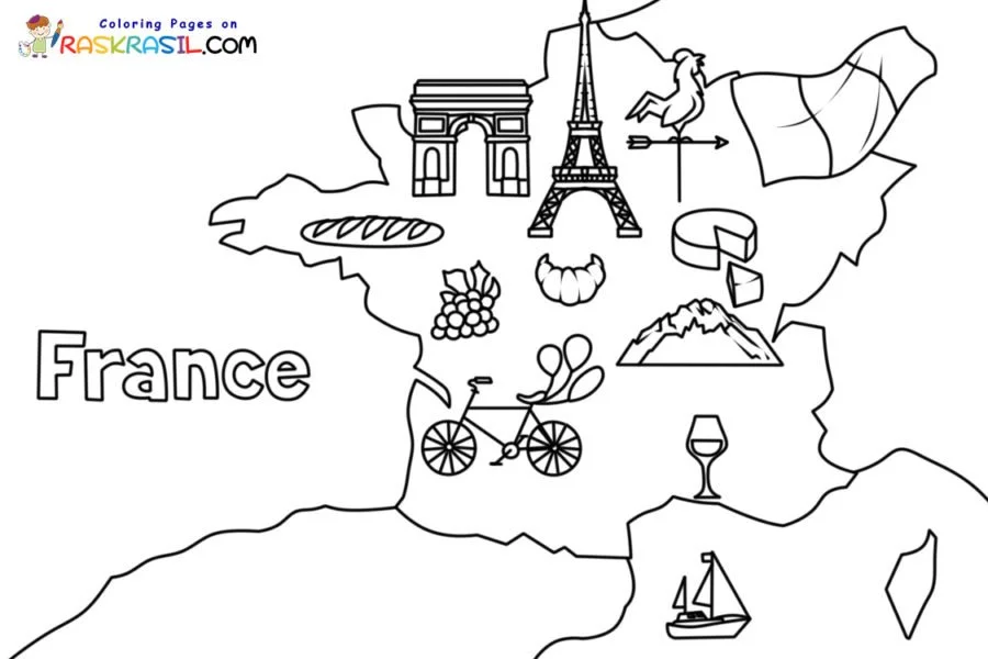 France Coloring Pages 33