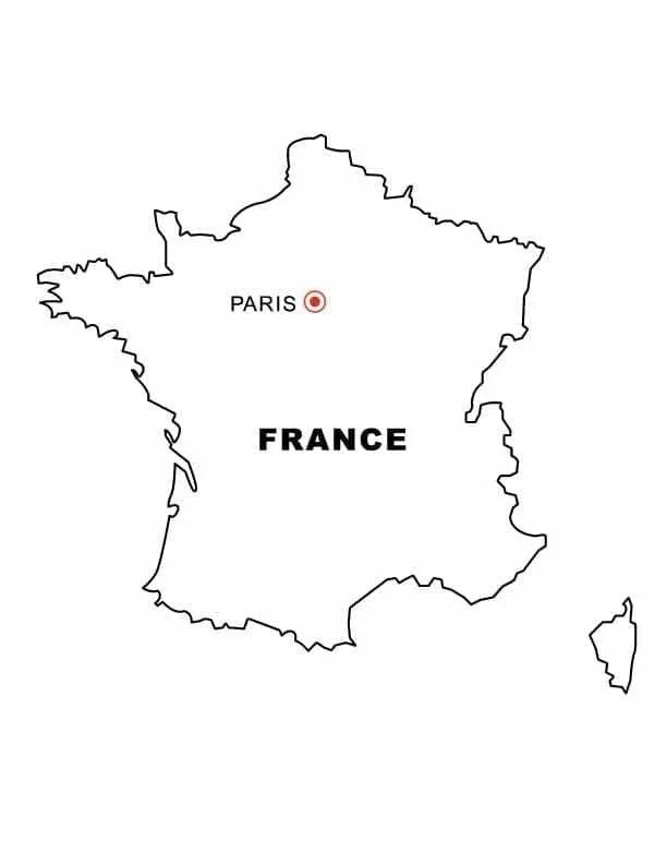 France Coloring Pages 7