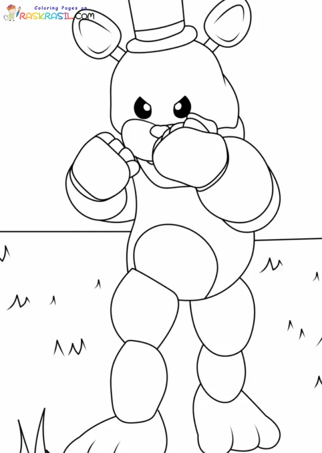 FredbearRunaway Coloring Pages 13