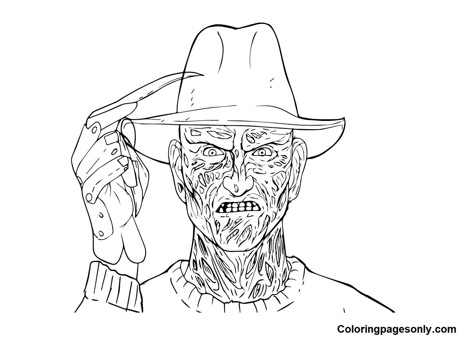 Freddy Krueger Ausmalbilder 1