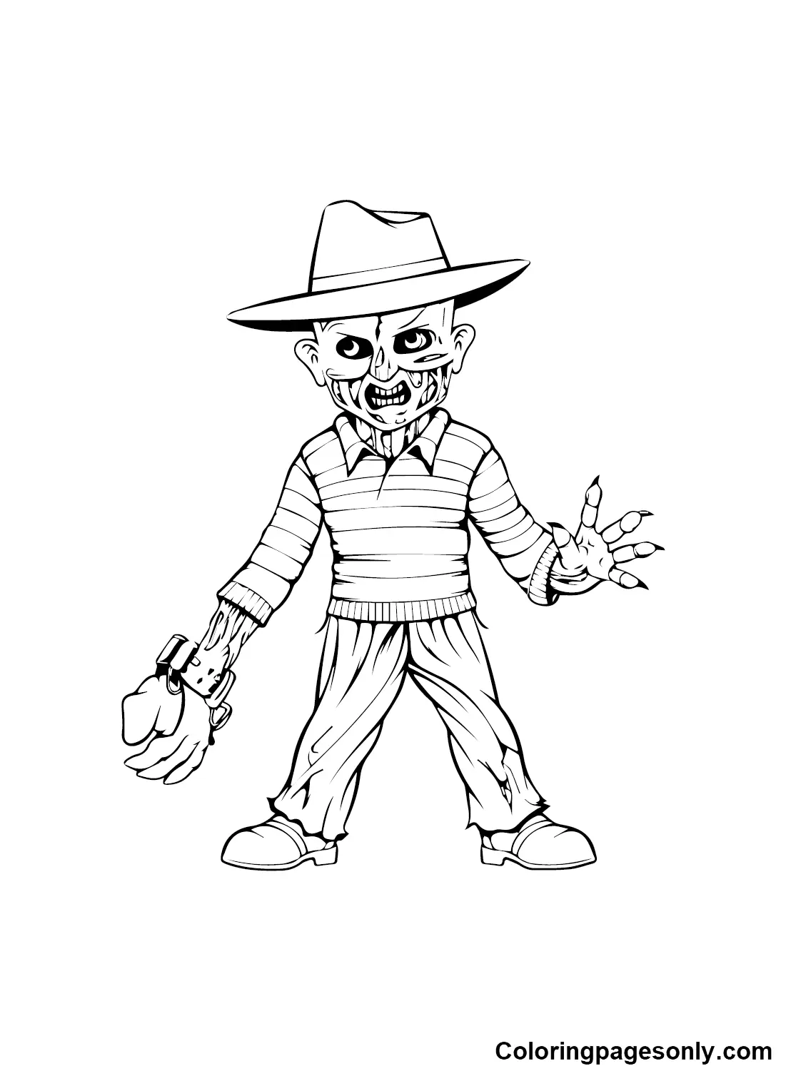Freddy Krueger Ausmalbilder 15