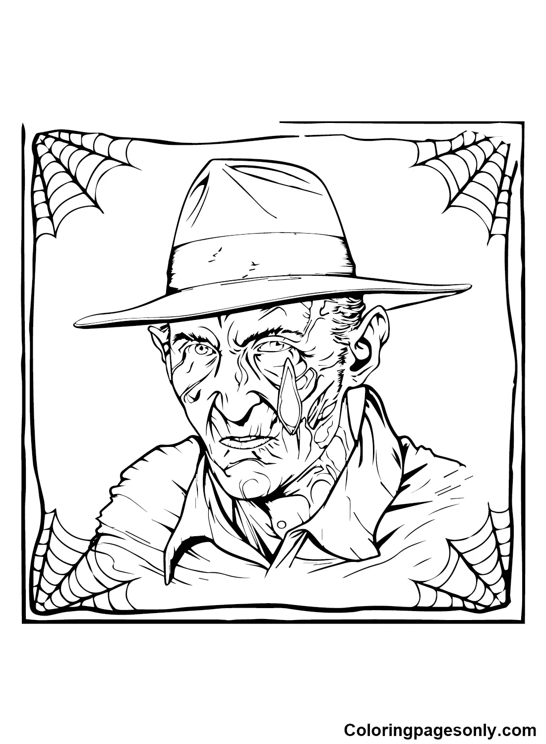 Freddy Krueger Ausmalbilder 4